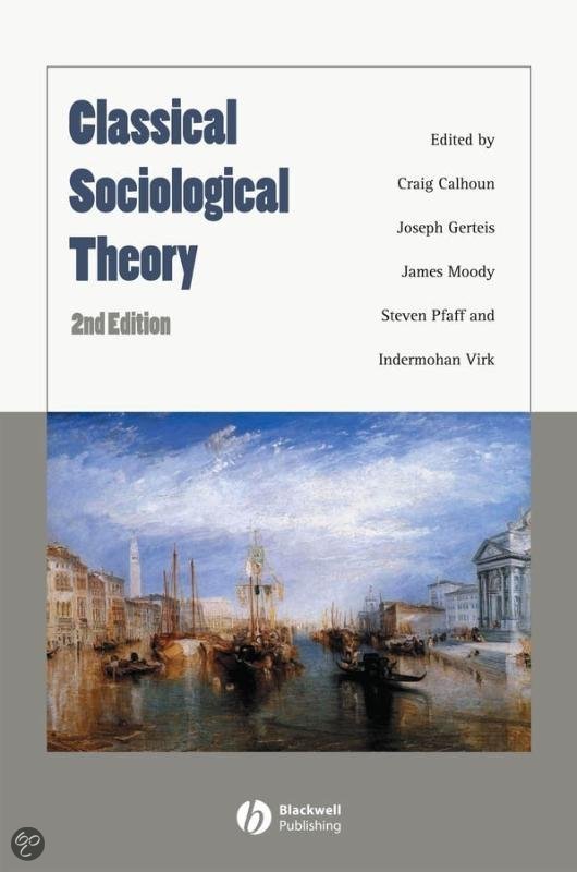 Classical sociological theorists