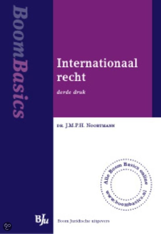 Boom Basics Internationaal recht / druk 3 - Noortmann, J.M.P.H. EAN: 9789460941108