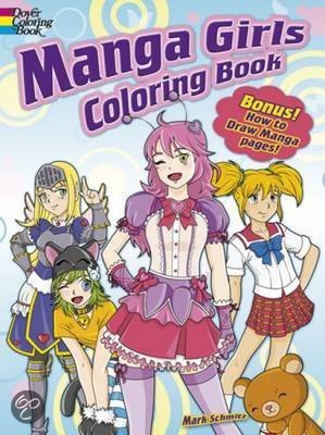 Manga Girls Coloring Book 9780486497112