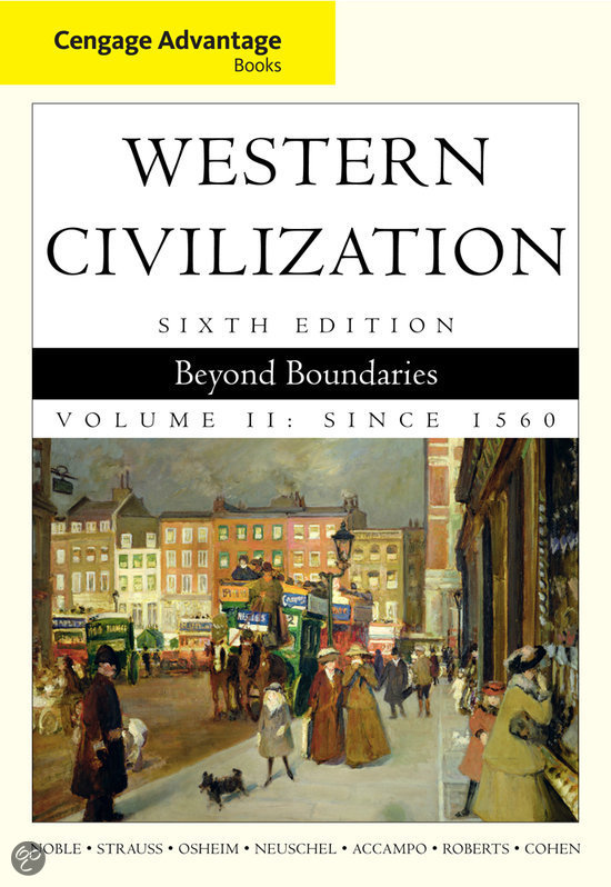 Western Civilization Noble 6Th Edition