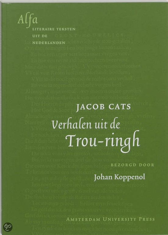 Jacob Cats - Verhalen uit de Trou-ringh -  EAN: 9789048508945