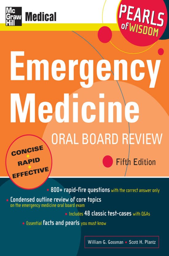 Emergency Medicine Oral Board Review Pearls of Wisdom, Fifth