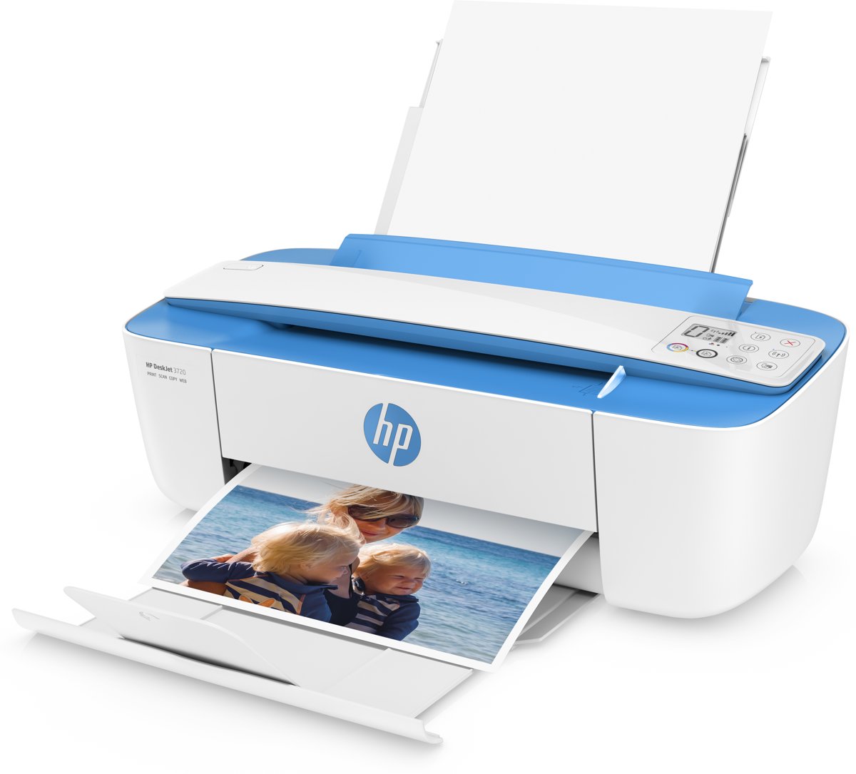 HP Deskjet 3720 - All-in-One Printer - Wit/Blauw