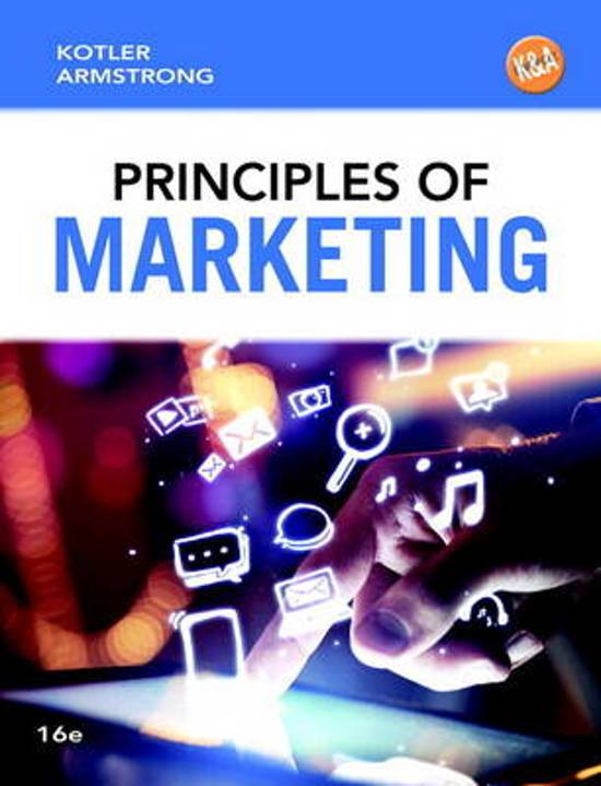 principles of marketing by kotler and armstrong