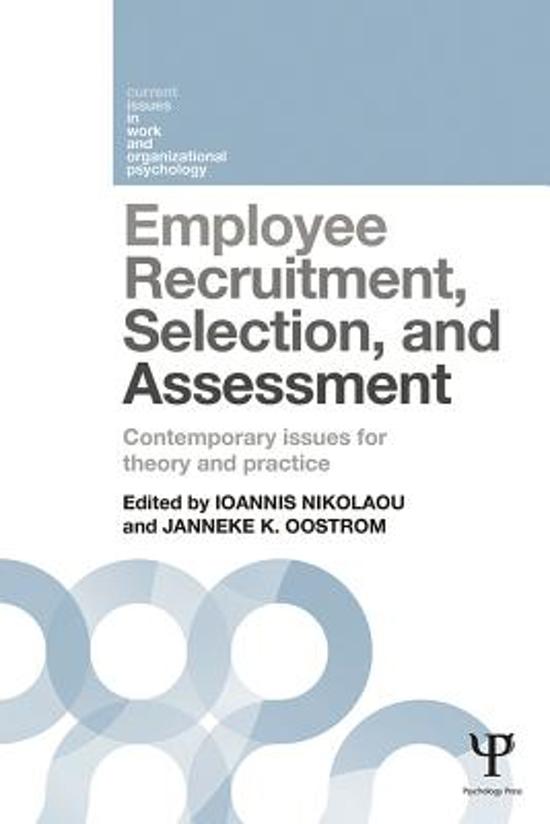 Employee recruitment and selection u3