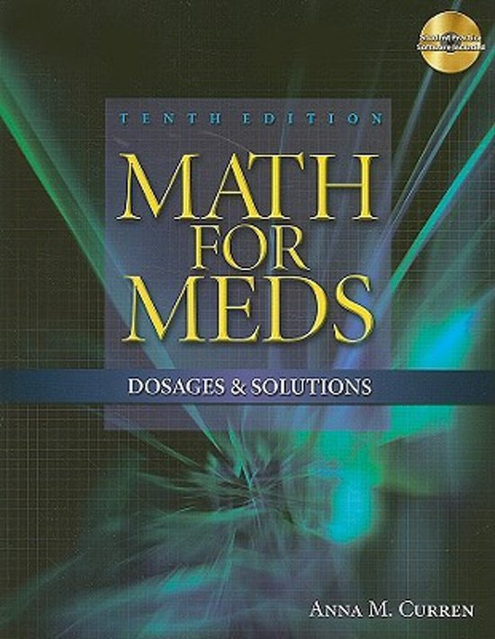 Math For Meds Dosages And Solutions