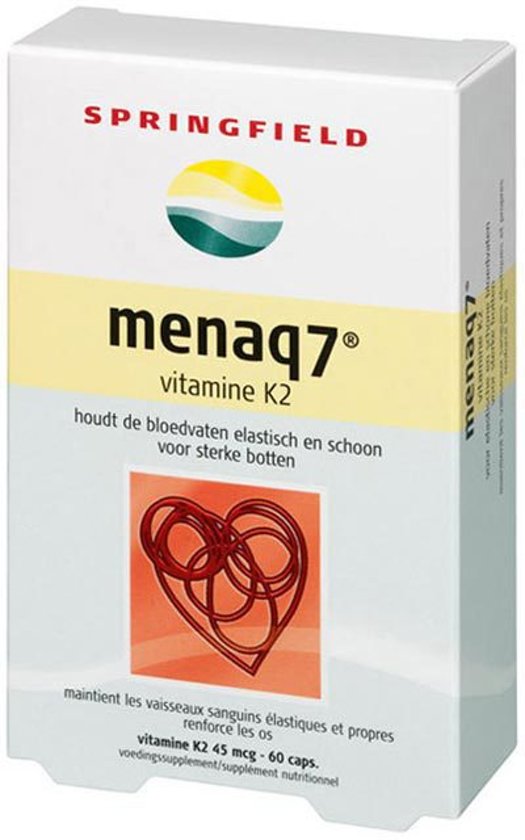 Springfield MenaQ7 / Vitamine K2 - 60 Tabletten