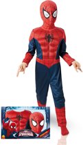 3D EVA Spiderman™ Ultimate kostuum voor kinderen - Deluxe - Verkleedkleding - 98/104