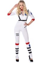 Astronaut kostuum voor dames - Verkleedkleding - Small