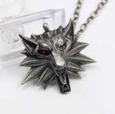 Geralt of Rivia's Witcher Medallion - Echt IJzer - Fire Eyes Versie