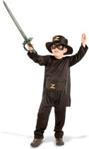 Zorro Kinderkostuum - Carnavalskleding - 5-delig - Maat S