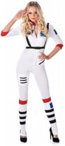 Astronauten jumpsuit voor dames 40 (l) - Astronaut kostuum