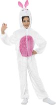 Paashaas onesie voor kinderen - dieren verkleedkleding konijn/haas 130-143 (7-9 jaar)