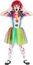 Verf clownskostuum voor meisjes - Verkleedkleding - Maat 140/152