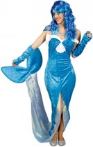 Blauw zeemeermin kostuum voor dames 40/42