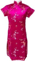 Chinese jurk verkleed jurk roze maat 10 (128-134) verkleedkleding prinsessen