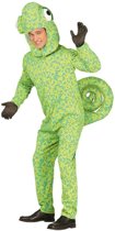 Groen kameleon hagendis kostuum voor volwassenen - verkleedpak L (52-54)