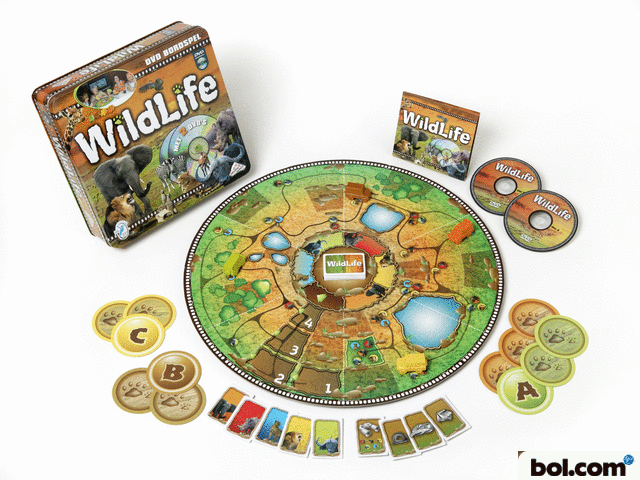 Thumbnail van een extra afbeelding van het spel Wildlife DVD Bordspel