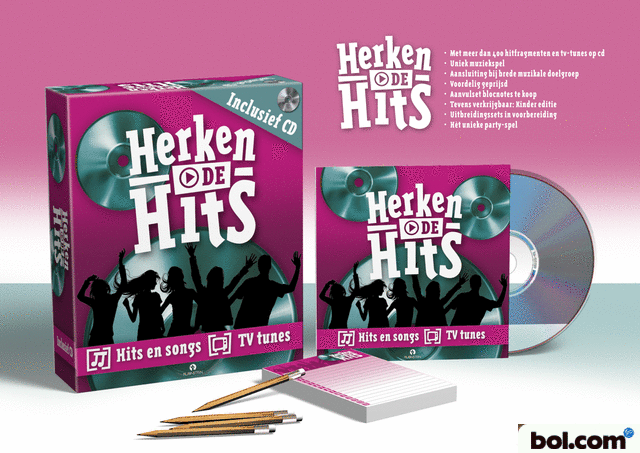 Thumbnail van een extra afbeelding van het spel Herken de Hits + CD