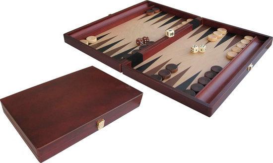 Afbeelding van het spel Backgammon Wood Inlay 35x23