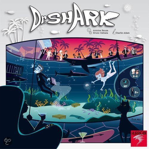 Thumbnail van een extra afbeelding van het spel Dr. Shark - Bordspel