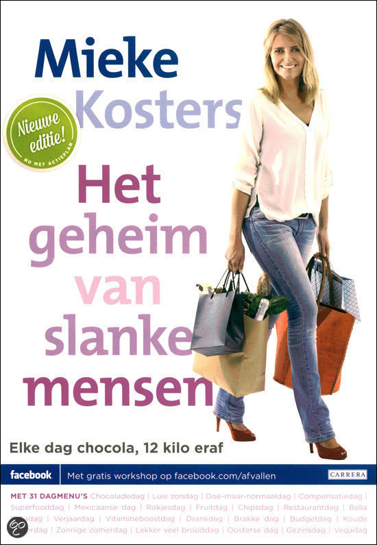 Cover Het geheim van slanke mensen - Mieke Kosters