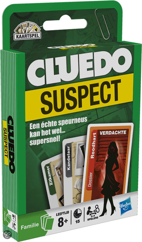 Afbeelding van het spel Cluedo Suspect Kaartspel