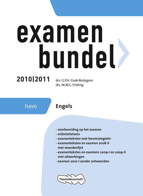 Examenbundel Engels / Havo 2010/2011