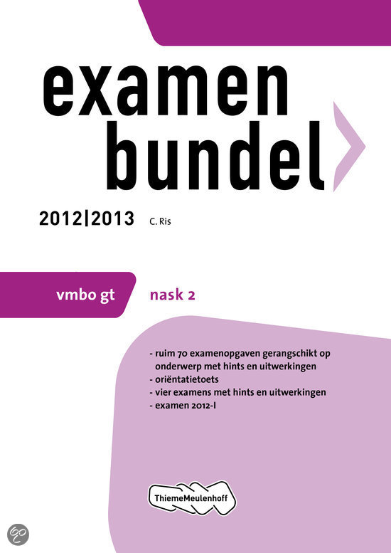 Examenbundel vmbo-gt / Nask 2012/2013