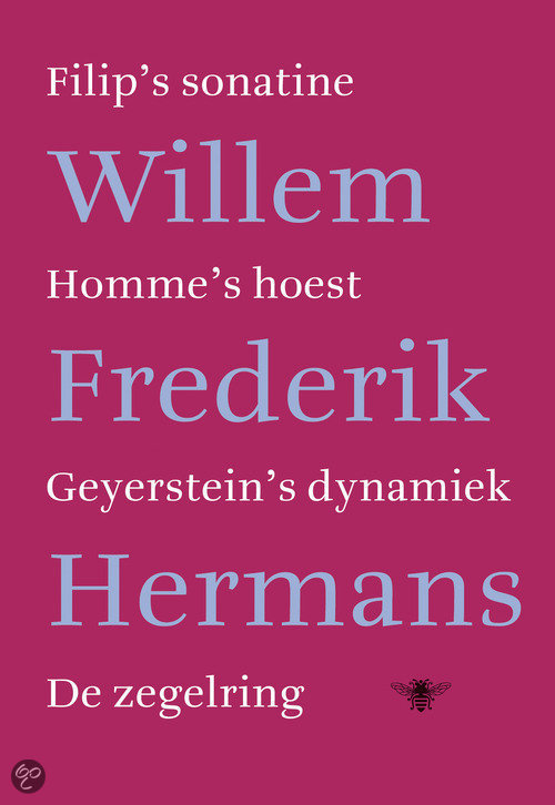 cover Filip's Sonatine, Homme's Hoest, Geyerstein's Dynamiek, De Zegelring
