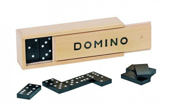 Afbeelding van het spel Goki Domino 28 blokjes 17,4 x 6 x 4 cm