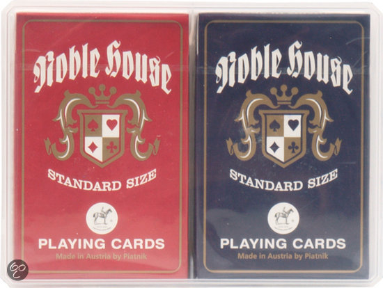 Afbeelding van het spel Noble house Piatnik Speelkaarten dubbel