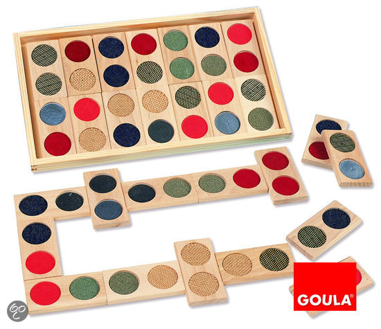 Afbeelding van het spel Tactisch Domino -  Goula - Hout