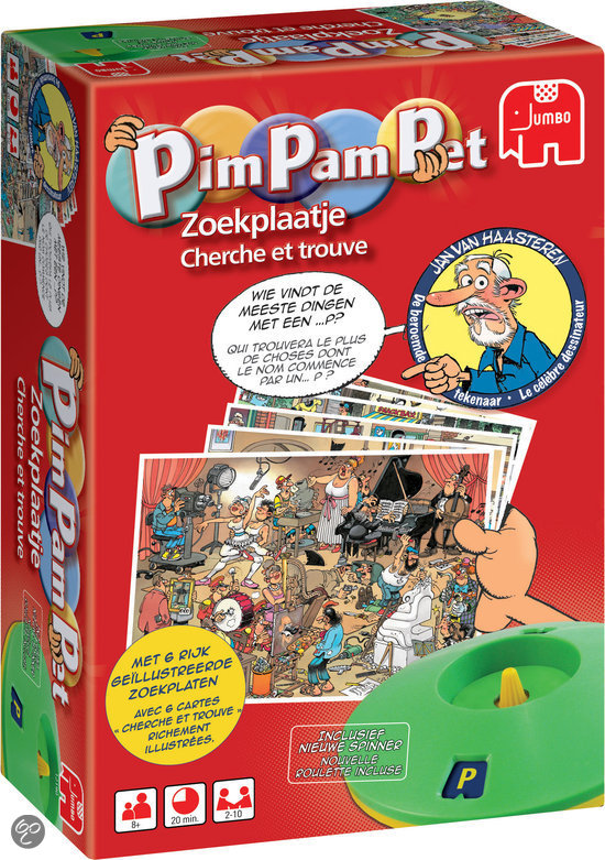 Afbeelding van het spel Pim Pam Pet zoekplaatje Jan van Haasteren