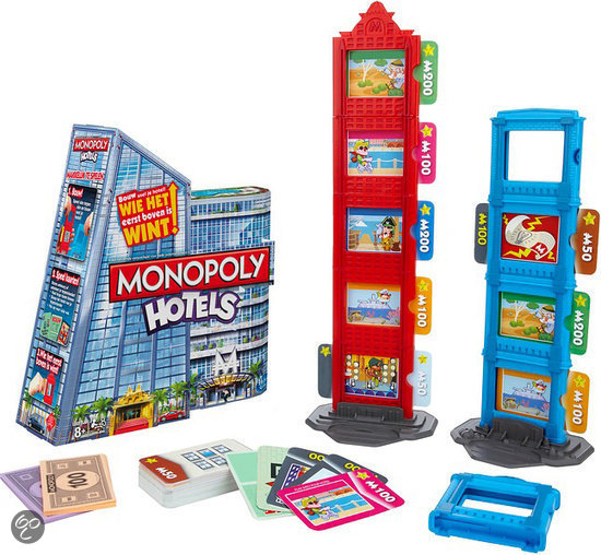 Thumbnail van een extra afbeelding van het spel Monopoly Hotels - Bordspel
