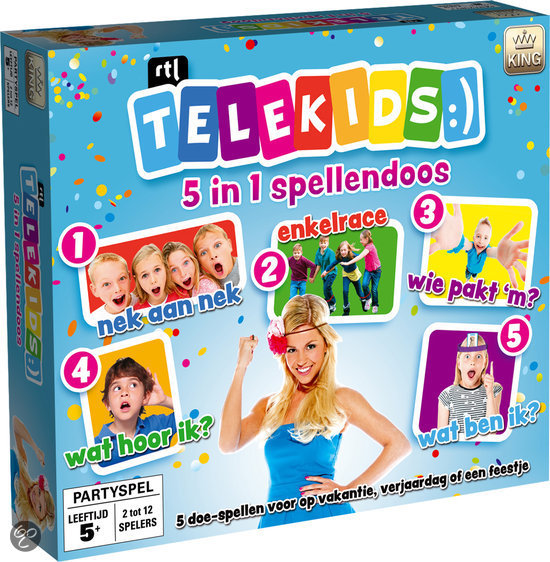 Afbeelding van het spel Telekids 5-in-1 Party Spellendoos