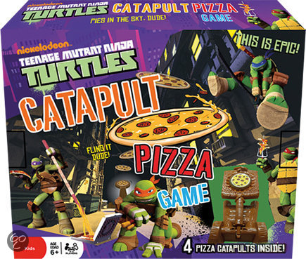 Afbeelding van het spel Teenage Mutant Ninja Turtles Catapult Pizza Game - Indoor Actiespel