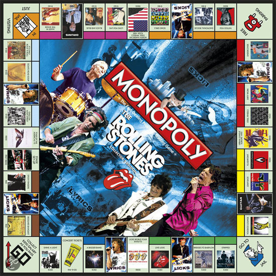 Thumbnail van een extra afbeelding van het spel Monopoly The Rolling Stones editie