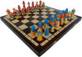 Afbeelding van het spel Handgeschilderd Babushka schaakspel