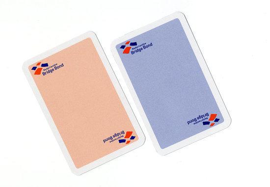 Afbeelding van het spel Set van 4  Nederlandse Bridge Bond Speelkaarten superdeluxe kwaliteit