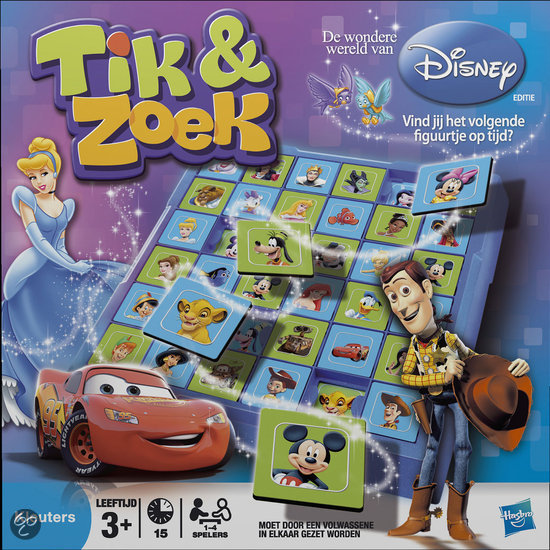 Thumbnail van een extra afbeelding van het spel Tik&Zoek Disney - Kinderspel
