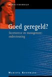 Marieta Koopmans boek Goed Geregeld ? Paperback 38718239