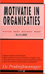 H. Lange boek Motivatie In Organisaties Paperback 36717279
