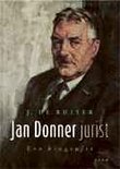 J. de Ruiter boek Jan Donner, Jurist Hardcover 34158155
