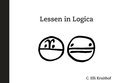 C.E. Kruithof boek Lessen in Logica Paperback 39095124