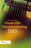 J.E. van den Berg boek Wetteksten financiele dienstverlening  / 2013 Hardcover 9,2E+15