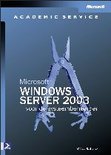 W.R. Stanek boek Microsoft Windows Server 2003 Voor De Systeembeheerder Paperback 39692775