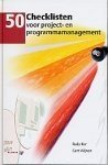 Gert W?nen boek 50 checklisten voor project en programma Hardcover 37118279