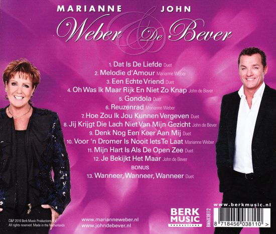 Bolcom Dat Is De Liefde Marianne Weber Cd Album Muziek