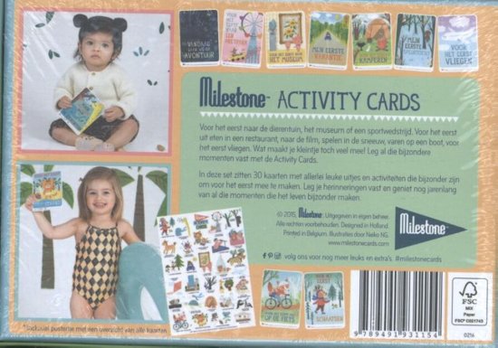 Milestone™ Baby Photo Cards - Original Activity